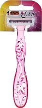 Düfte, Parfümerie und Kosmetik Damen-Einwegrasierer rosa, 1 Stk - Bic Miss Soleil