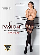 Düfte, Parfümerie und Kosmetik Erotische Strumpfhose mit Ausschnitt Tiopen 017 20 Den black - Passion