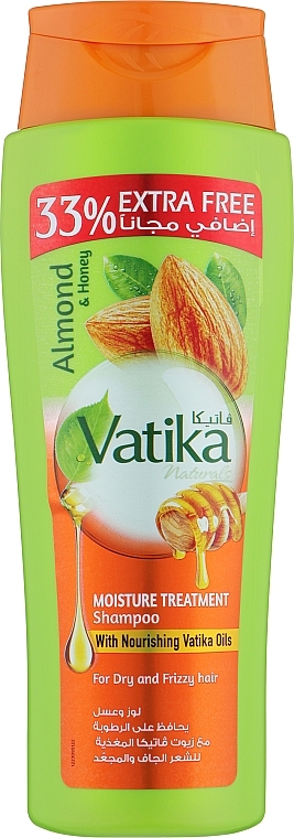 Feuchtigkeitsshampoo für trockenes, widerspenstiges Haar mit Süßmandelöl - Dabur Vatika Sweet Almond Shampoo — Bild N5