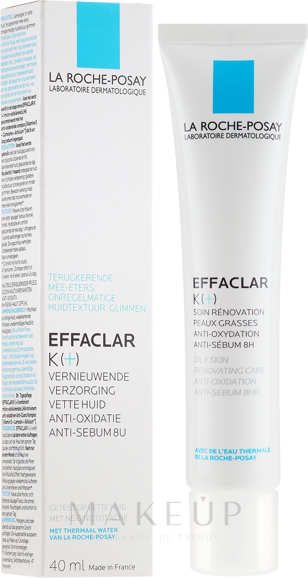 Hautbilderneuernde Gesichtscreme gegen Mitesser und Hautunreinheiten mit Anti-Rückfall-Effekt - La Roche-Posay Effaclar K+ — Bild 40 ml