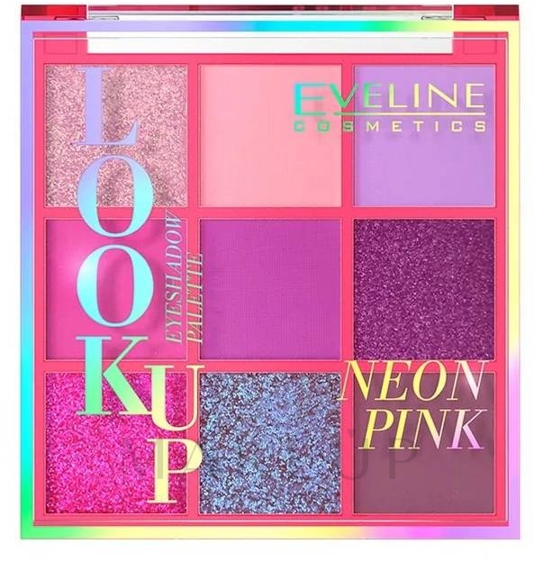 Lidschatten-Palette - Eveline Cosmetics Look Up Neon Eyeshadow Palette — Bild Neon Pink