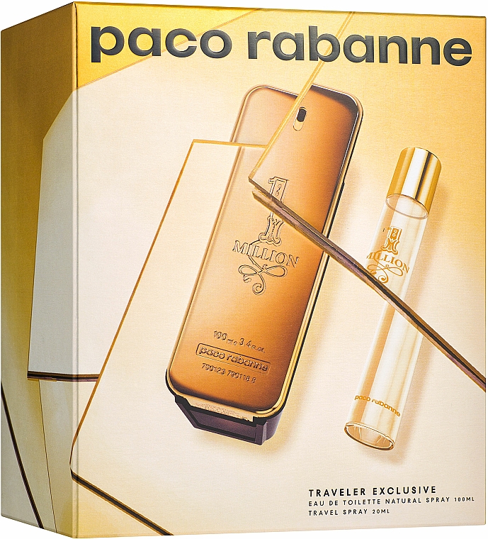 Paco Rabanne 1 Million - Duftset (Eau de Toilette/100ml + Eau de Toilette/20ml)