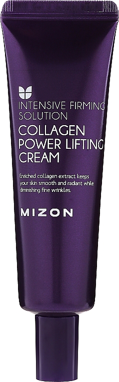 Glättende Liftingcreme für das Gesicht mit Kollagen und Adenosin - Mizon Collagen Power Lifting Cream (tube) — Bild N1