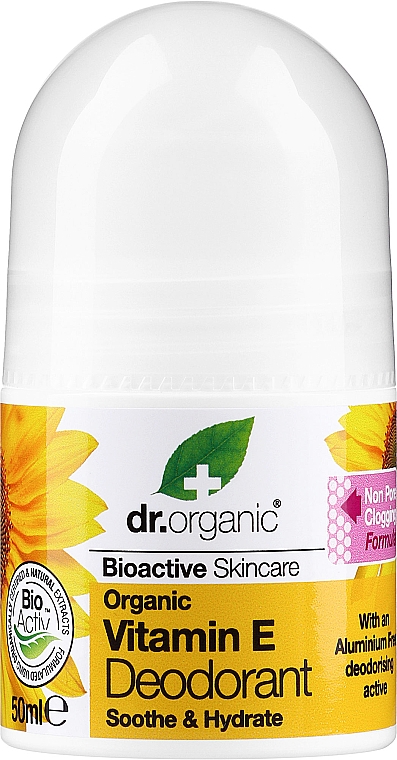 Deo Roll-on mit Vitamin E - Dr. Organic Bioactive Skincare Vitamin E Deodorant — Bild N1
