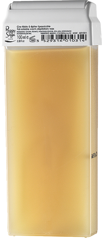 Breiter Roll-on-Wachsapplikator für den Körper honiggelb - Peggy Sage Cartridge Of Fat-Soluble Warm Depilatory Wax Miel — Bild N1