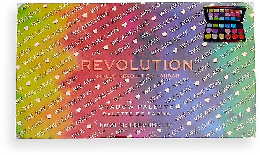 Lidschattenpalette - Makeup Revolution Forever Flawless Pride We Are Love Eyeshadow Palette — Bild N4