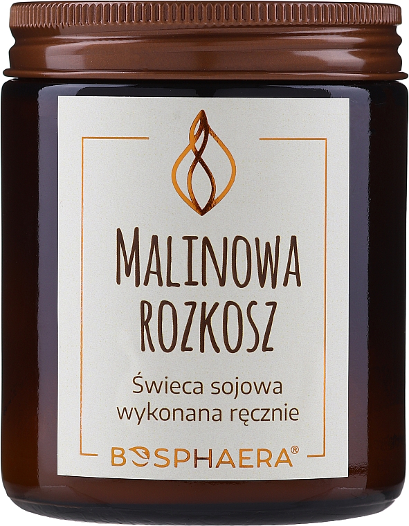 Soja-Duftkerze Raspberry Delight - Bosphaera Raspberry Delight Candle — Bild N1