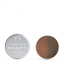 Düfte, Parfümerie und Kosmetik Augenbrauenschatten - The Body Shop Sculpt It Brow Powder