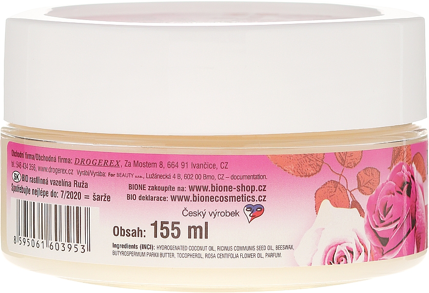 Kosmetische Vaseline mit Rosenduft - Bione Cosmetics Cosmetic Vaseline With Rose Oil — Bild N3