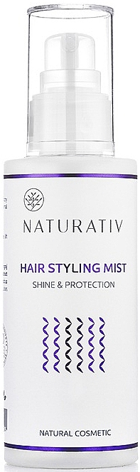 Pflegendes Haarspray für mehr Glanz und Elastizität - Naturativ Hair Styling Mist — Bild N1