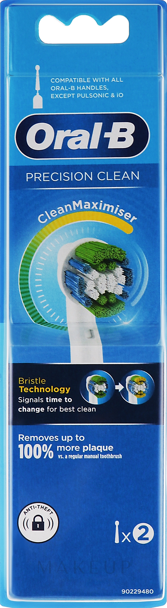 Ersatzkopf für elektrische Zahnbürste 2 St. - Oral-B Precision Clean Clean Maximizer — Bild 2 St.