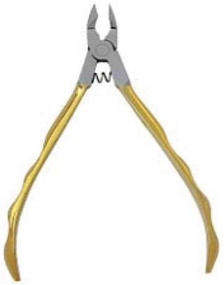 Nagelhautzange - Accuram Instruments Cuticle Nipper Italian Design Gold Plated Ergonomic Handle 10cm — Bild N1