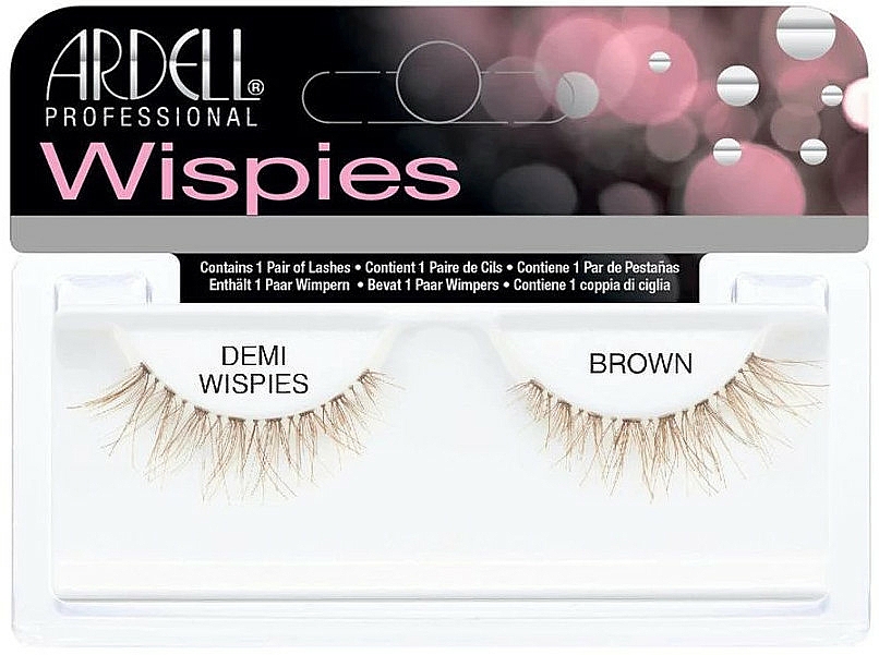 Künstliche Wimpern - Ardell Invisibands Demi Wispies Brown — Bild N1