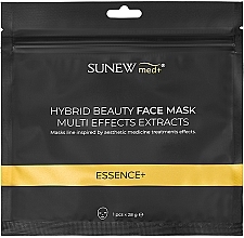 Düfte, Parfümerie und Kosmetik Hybrid-Tuchmaske für das Gesicht mit Peptiden und Schneckenschleim - SunewMed+ Essence Hybrid Beauty Face Mask