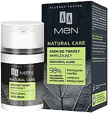 Feuchtigkeitsspendende Gesichtscreme mit Rosmarinextrakt und Aloesaft - AA Men Natural Care Moisturising Face Cream — Bild N1