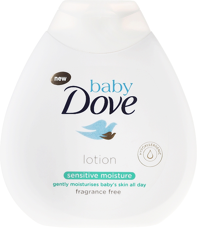 Sanft feuchtigkeitsspendende duftfreie Körperlotion für empfindliche Kinder- und Babyhaut - Dove Baby Sensitive Moisture Lotion — Bild N1