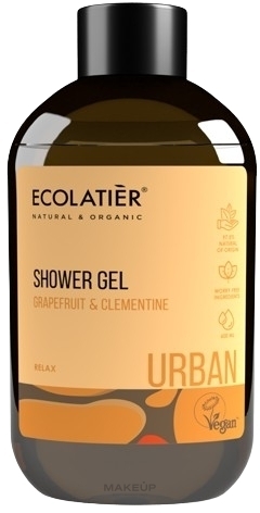 Entspannendes Duschgel mit Grapefruit und Clementine - Ecolatier Urban Shower Gel — Bild 600 ml