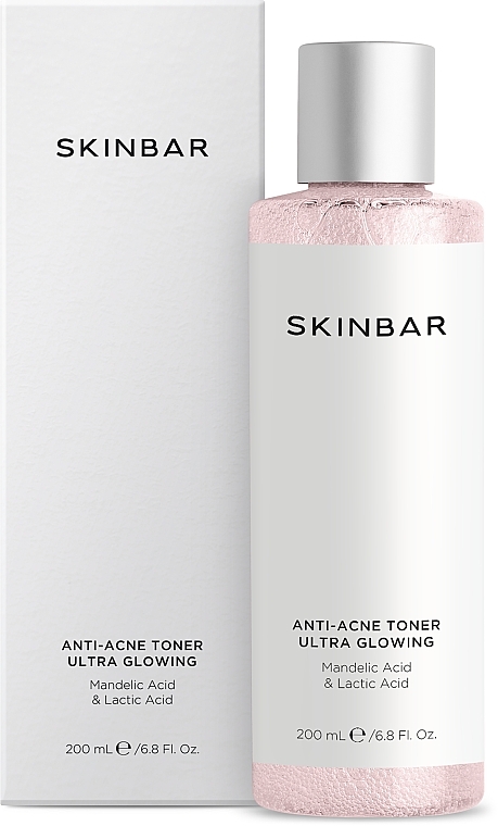 Gesichtswasser gegen Akne mit Mandel- und Milchsäure - SKINBAR Mandelic Acid & Lactic Acid Face Toner — Bild N1