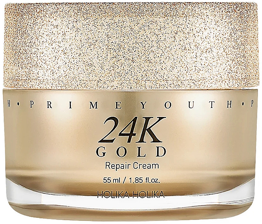 Vitalisierende Gesichtscreme mit Gold - Holika Holika Prime Youth 24K Gold Repair Cream — Bild N1