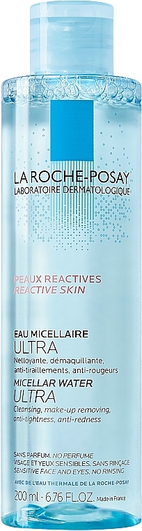 Mizellenwasser für überempfindliche und zu Rötungen neigende Haut - La Roche-Posay Micellar Water Ultra for Reactive Skin — Bild N1