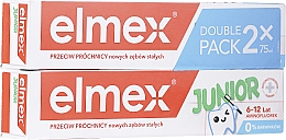 Düfte, Parfümerie und Kosmetik Kinderzahnpasta 6-12 Jahre 2 St. - Elmex Junior Toothpaste (2x75ml)