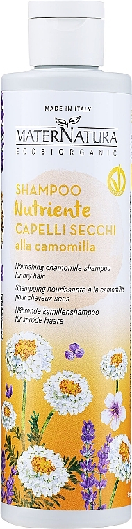 Shampoo für trockenes und dünnes Haar mit Kamille - MaterNatura Chamomile Shampoo — Bild N1
