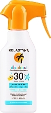 Düfte, Parfümerie und Kosmetik Bräunungsemulsion für Kinder - Kolastyna SPF 30 Ochrona 4D 