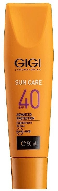Ultra leichte hypoallegene feuchtigkeitsspendende Sonnenschutzemulsion für das Gesicht SPF 40 - Gigi Sun Care Ultra Light Facial Sun Screen SPF-40 — Bild N1