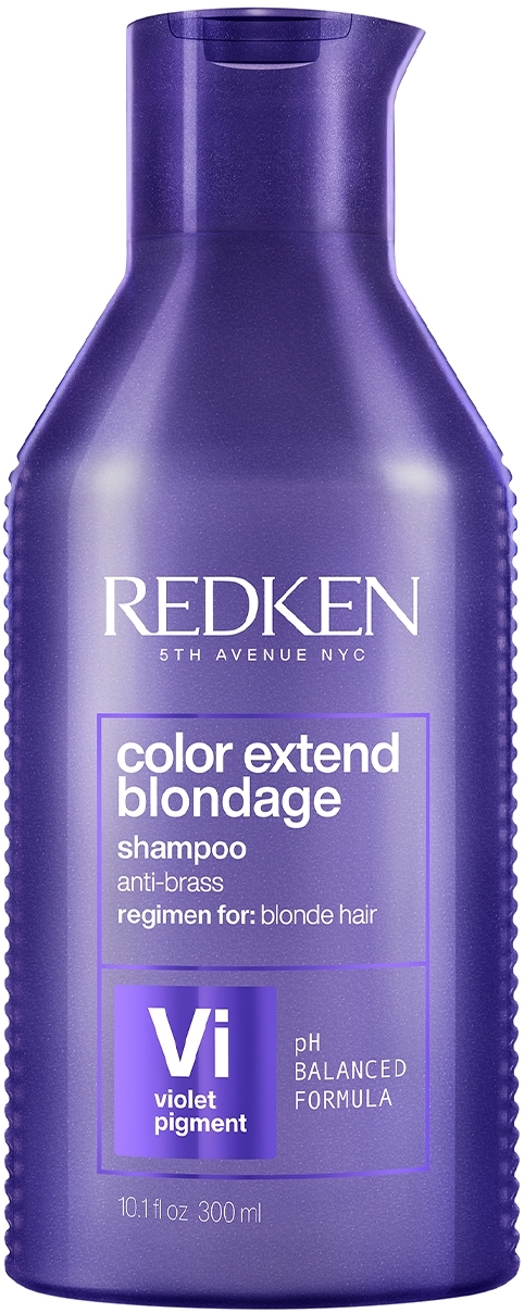 Anti-Gelbstich Shampoo für blondiertes oder aufgehelltes Haar - Redken Color Extend Blondage Shampoo — Bild 300 ml