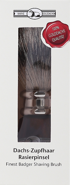 Rasierpinsel mit Dachshaar braun - Golddachs Finest Badger Shaving Brush Brown — Bild N2