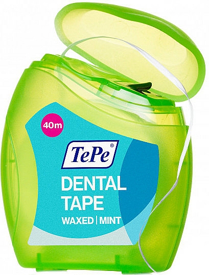 Zahnseide mit Minzgeschmack 40 m - TePe Dental Tape Waxed Mint — Bild N2