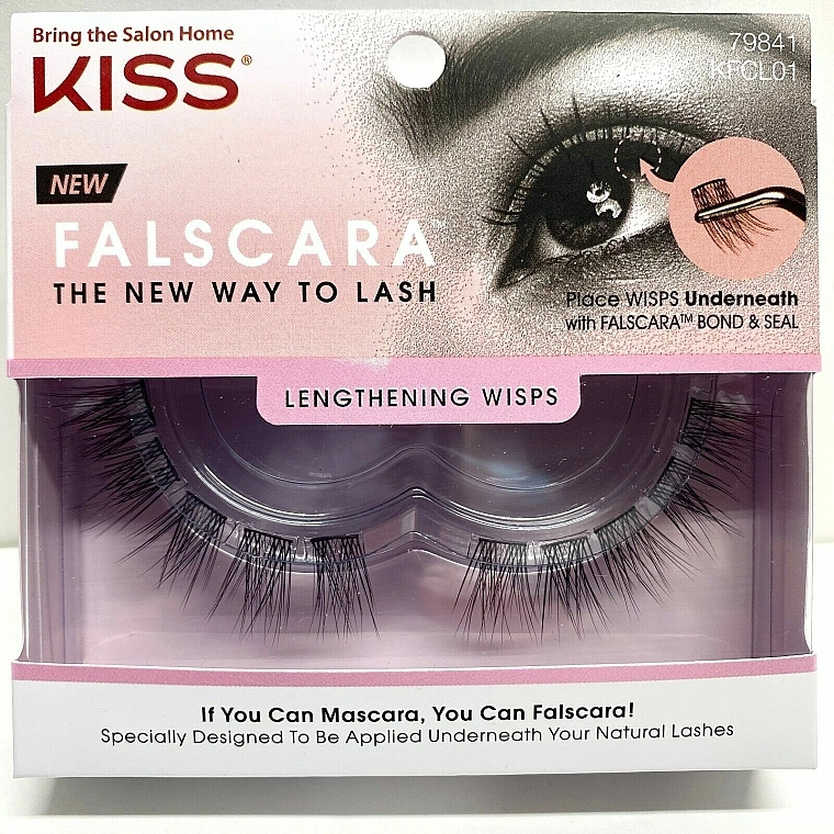 Wimpernbüschel - Kiss Falscara Lengthening Wisps 01 — Bild N1