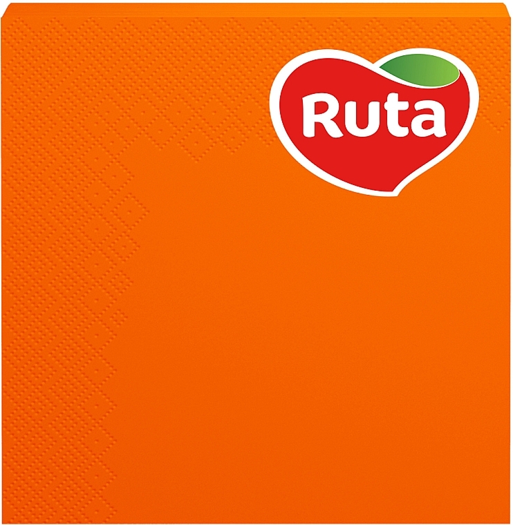 Orangefarbene Servietten - Ruta Color  — Bild N1