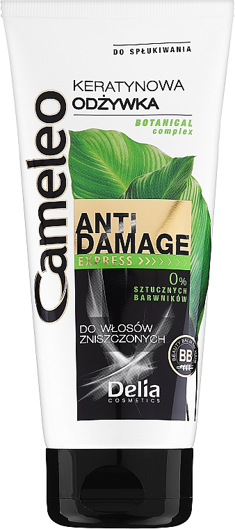 Conditioner mit Keratin für extrem strapaziertes Haar - Delia Cameleo Anti Damage Conditioner  — Bild N1