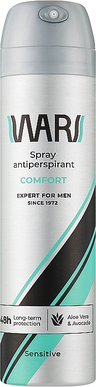 Körperspray Antitranspirant für Manner mit Avocado und Aloe Vera - Wars Expert For Men Comfort — Bild N1