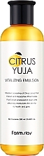 Düfte, Parfümerie und Kosmetik Emulsion mit Yuzu-Extrakt - FarmStay Citrus Yuja Vitalizing Emulsion