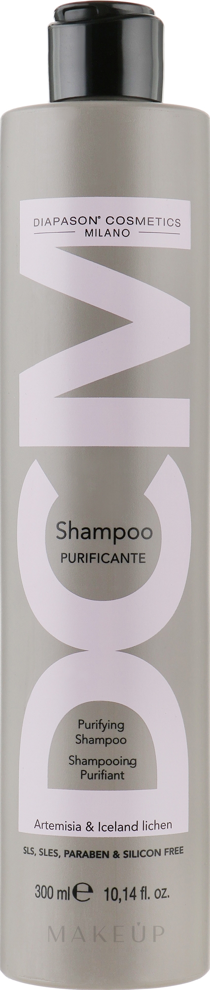 Reinigendes Shampoo mit Artemisia und Islandflechten - DCM Purifying Shampoo — Bild 300 ml