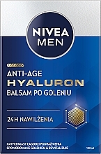 Düfte, Parfümerie und Kosmetik Anti-Aging-After-Shave-Balsam mit Hyaluronsäure - Nivea Men Anti-Age Hyaluronic After Shave Balm