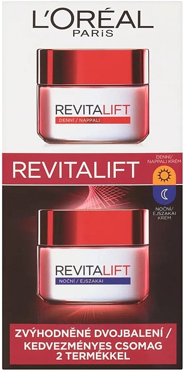 Set - L'Oreal Paris Revitalift Classic Duopack (d/cr/50ml + n/cr/50ml) — Bild N2