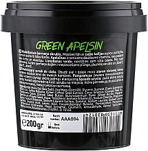 Modellierendes Körperpeeling Green Apelsin mit Kaffee und Orangenöl - Beauty Jar Modelling Body Scrub — Foto N2