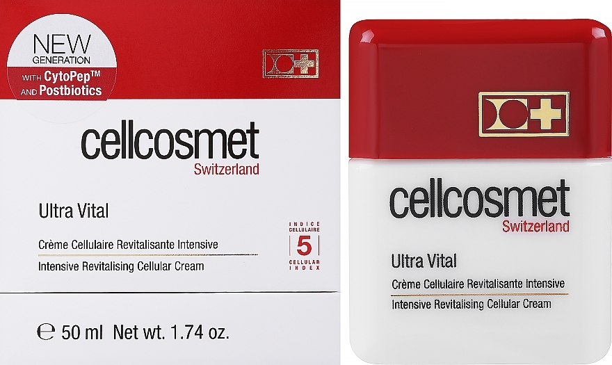 Zelluläre Ultravitalcreme 24h - Cellcosmet Ultra Vital Intensive Cellular Skin Care Cream Special 24 Hours — Bild N2