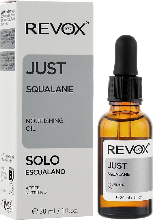 Nährendes Gesichtsöl mit Squalan - Revox Nourishing Oil Revuele Revox Just Squalane — Bild N2
