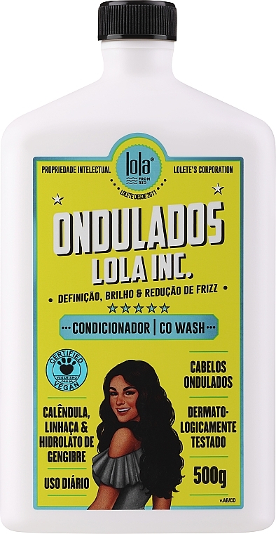 Reinigende Pflegespülung für lockiges Haar - Lola Cosmetics Ondulados Lola Inc. Co-Wash Conditioner — Bild N1