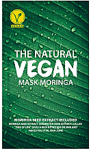 Pflegende und vitalisierende Tuchmaske für das Gesicht mit Moringa-Extrakt - She’s Lab The Natural Vegan Mask Moringa — Bild N1