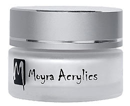 Acryl-Nagelpuder - Moyra Acrylics Powder White — Bild N1