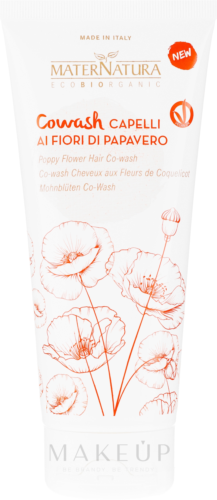 Conditioner mit Mohnblume - MaterNatura "Co-Wash" Conditioner With Poppy Flower — Bild 200 ml