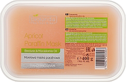 Düfte, Parfümerie und Kosmetik Paraffinmaske für Gesicht, Hände und Füße mit Aprikose, Bienenwachs und Macadamiaöl - Bielenda Professional Paraffin Apricot Mask