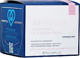 Intensiv feuchtigkeitsspendende Gesichtscreme für trockene Haut - Biotherm Aquasource Cica Nutri Cream — Bild N2