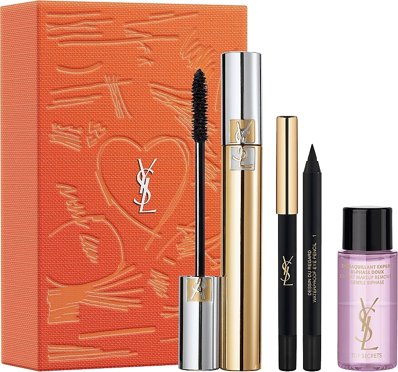 Haarpflegeset - Yves Saint Laurent (Mascara 7.5ml + Augenkonturenstift 0.2g + Make-up Entferner 8ml) — Bild N1