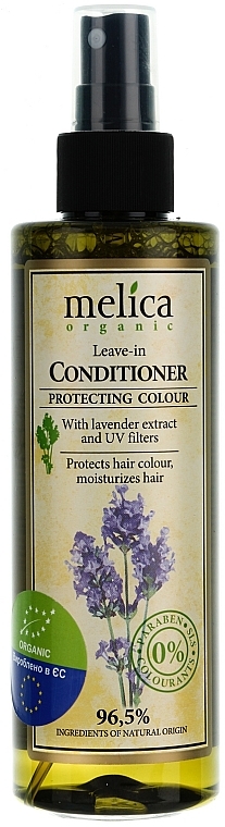 Haarspülung zum Farbschutz mit Lavendel-Extrakt und UV-Filter - Melica Organic Leave-in Protecting Colour Conditioner — Bild N1